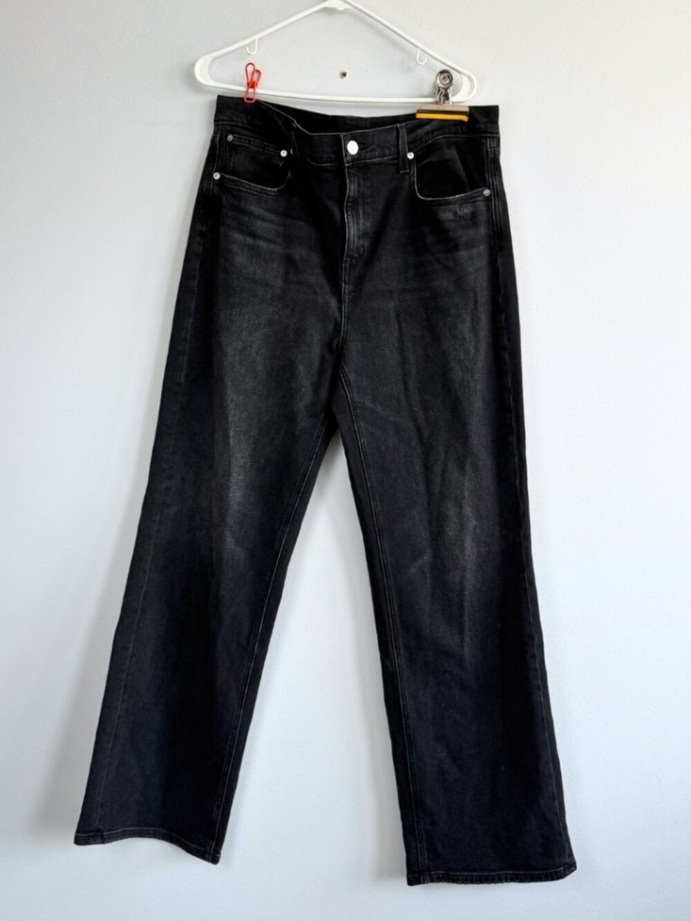AYR The Secret Sauce Jeans 34 Washed Black Wide